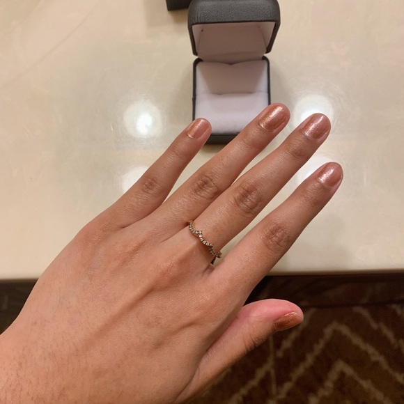 NWT Le Vian Chocolate Diamond Bridal Ring 14K Gold - Picture 11 of 12